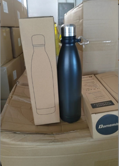 750ml Coke bottle with detachable bottom, outdoor sports water bottle, stainless steel multifunctional thermos cup