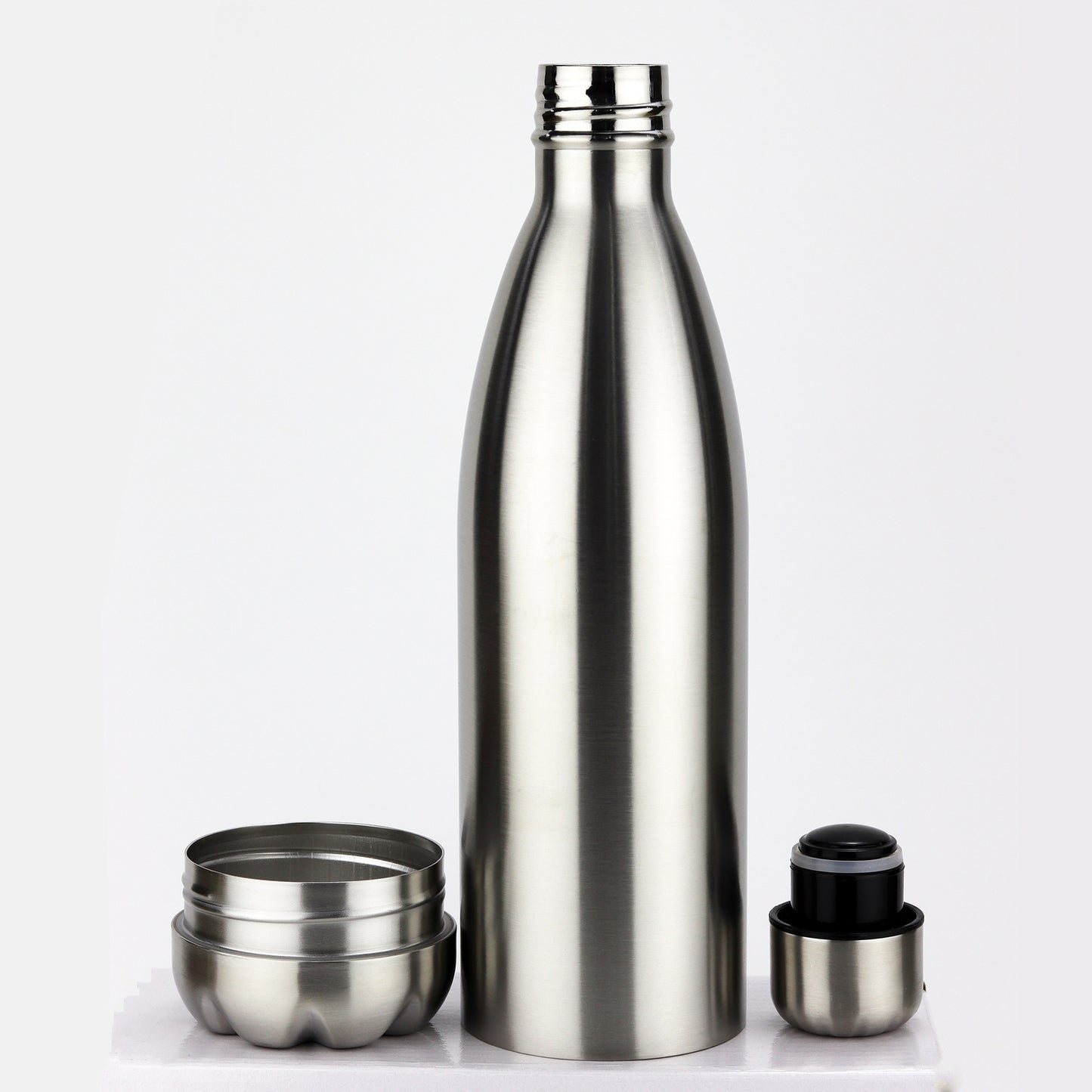 750ml Coke bottle with detachable bottom, outdoor sports water bottle, stainless steel multifunctional thermos cup