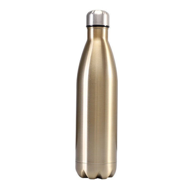 750ml Coke bottle with detachable bottom, outdoor sports water bottle, stainless steel multifunctional thermos cup